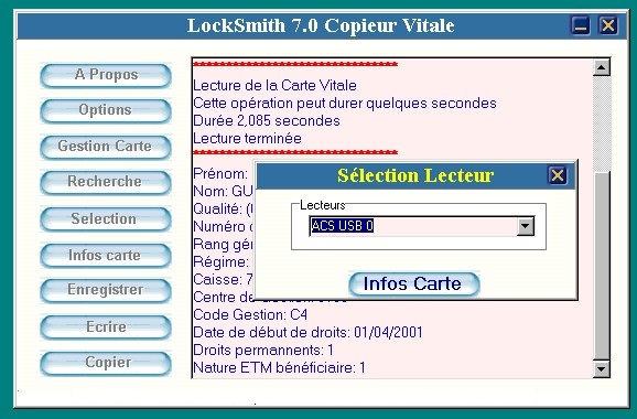 capture écran Locksmith n°1