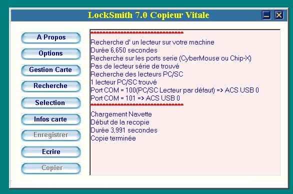 capture écran Locksmith n°2